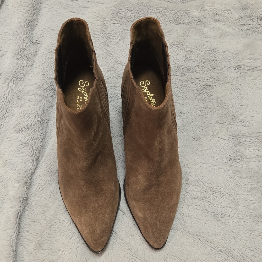 Seychelles Leather/Suede Ankle Boots Sz 10